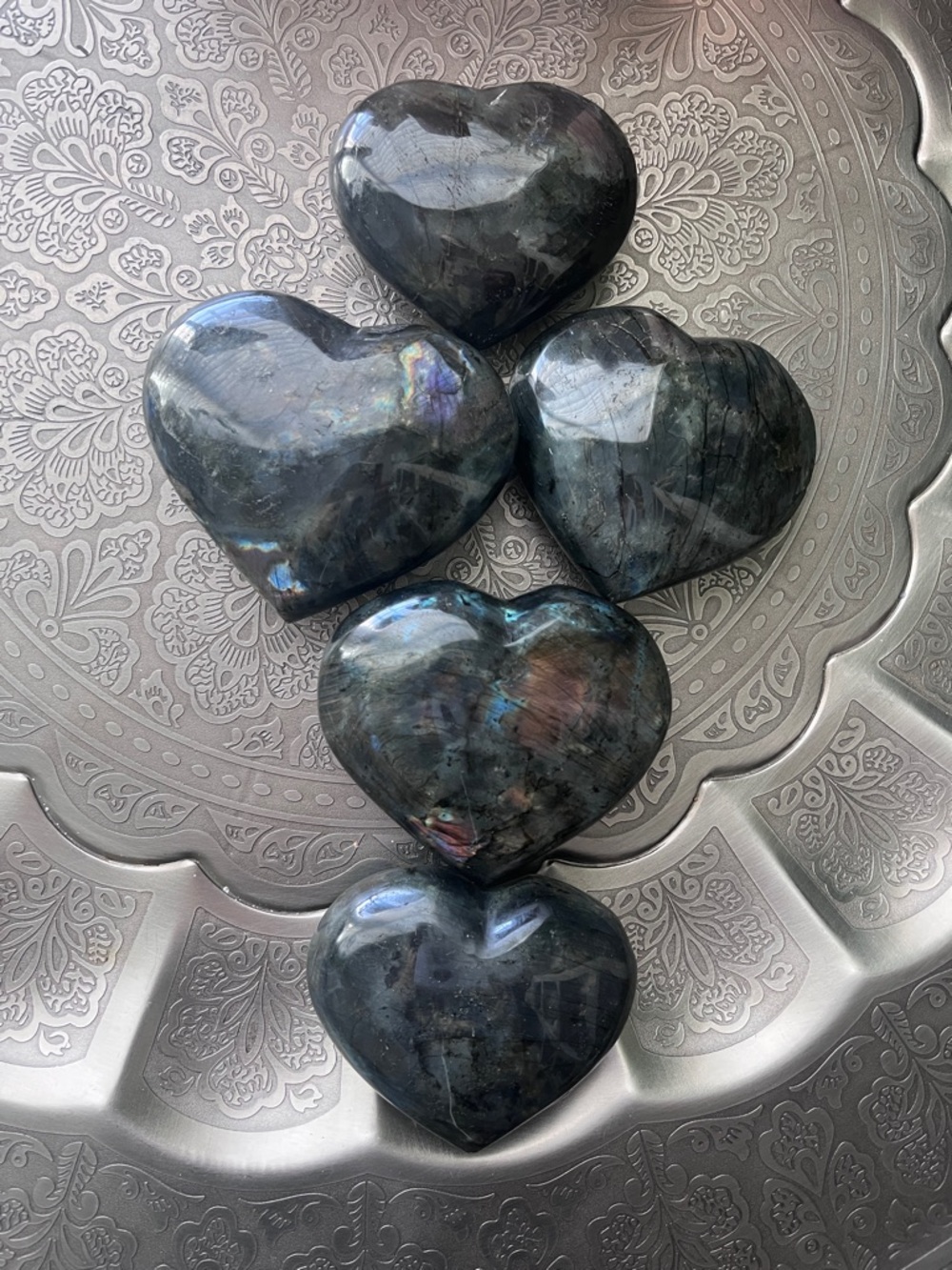 Labradorite heart - Picture 4 of 5